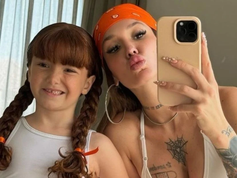 El tierno mensaje de La Joaqui por el cumpleaños número 9 de su hija, Shaina