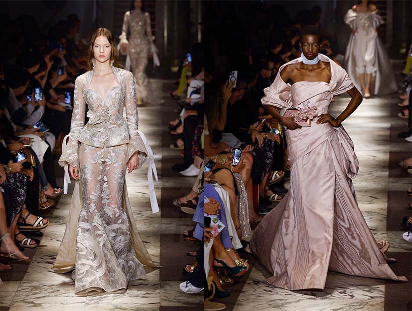 Elie Saab reinventa la elegancia real con su Alta Costura FW 2025 en París