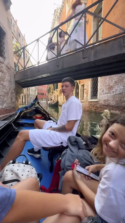 Las vacaciones soñadas de Evagelina Anderson, Martín Demichelis y sus hijos en Italia 