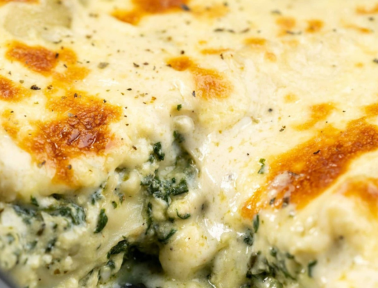 Lasagna de espinaca y salsa blanca: una receta reconfortante y saludable