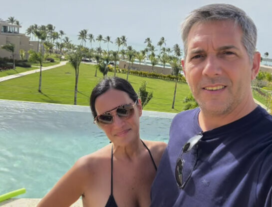 Así fue la escapada romántica de Franco Mercuriali y su esposa Micaela al Caribe: playa, descanso y amor