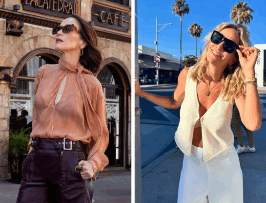 Coincidencia fashion: Natalia Oreiro y Luisana Lopilato apostaron al look sastrero con una impronta chic