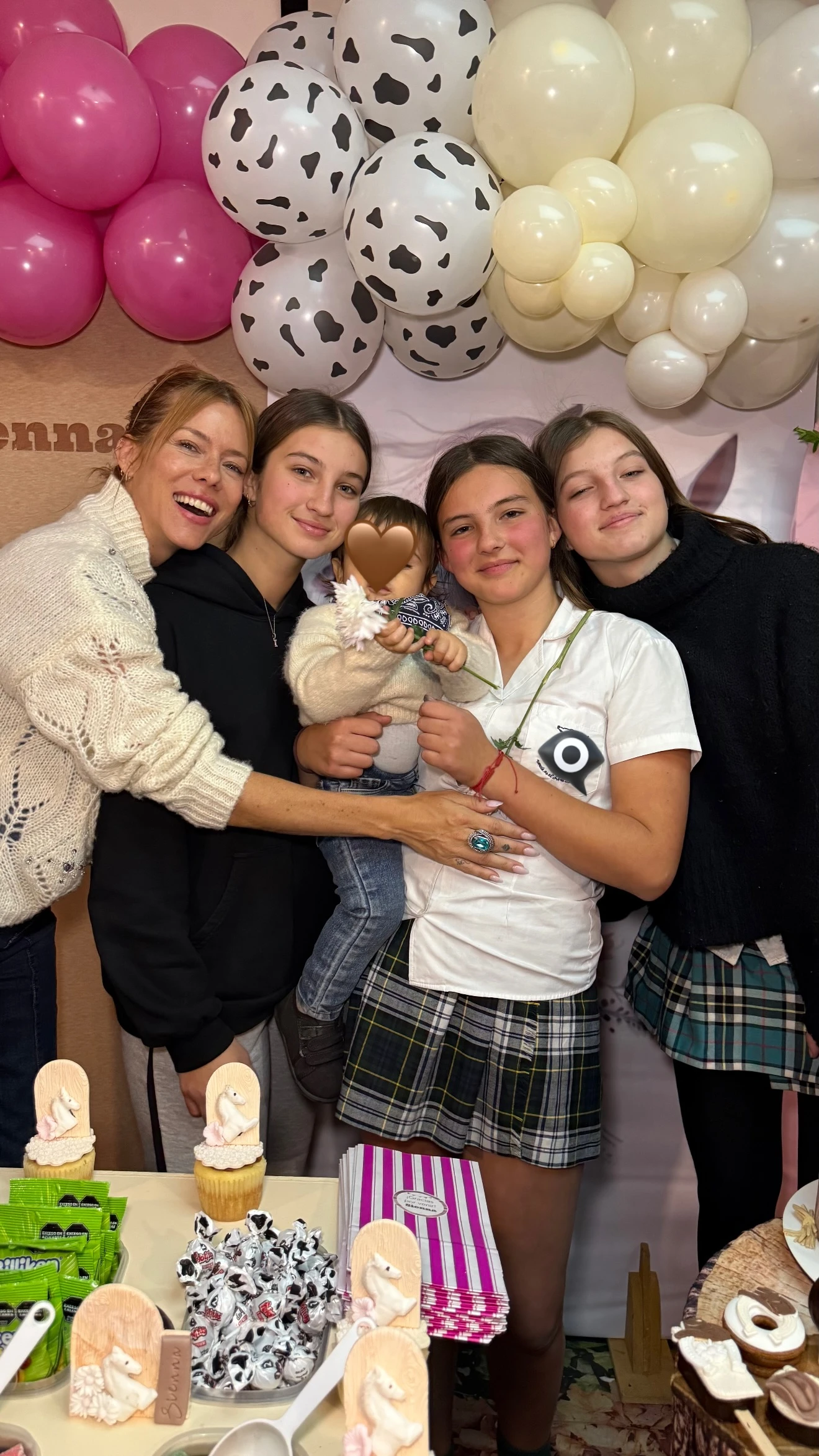 Nicole Neumann compartió las fotos del cumpleaños de Sienna Cubero