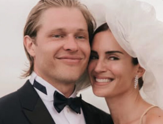 El original ramo de novia de Gala González