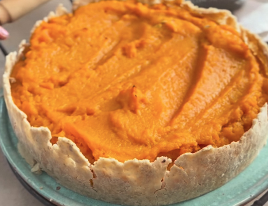 Tarta de zapallo sin gluten: una receta fácil, saludable y riquísima de Maru Botana