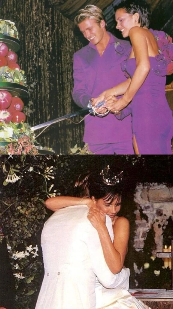 Las fotos que subió Victoria Beckham por su aniversario con David. Foto: IG