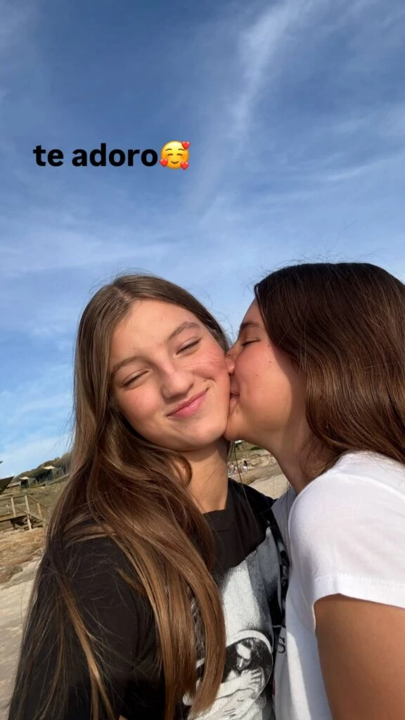 El mensaje de Allegra Cubero a Sienna en su cumpleaños. Foto: IG