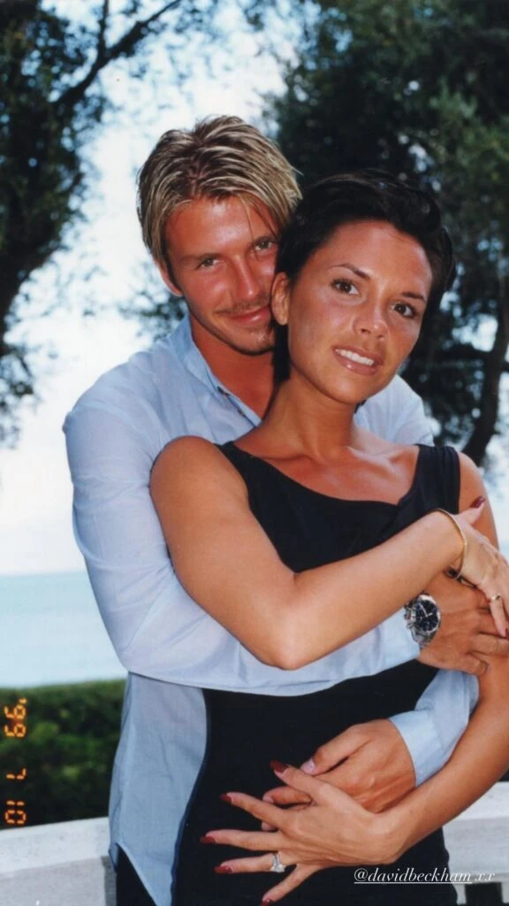 Las fotos que subió Victoria Beckham por su aniversario con David. Foto: IG