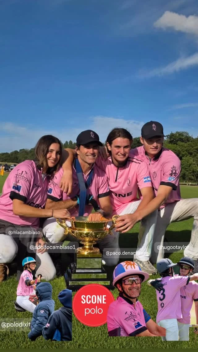 Mía Cambiaso publicó las fotos del festejo. Fotos: IG Capturas.