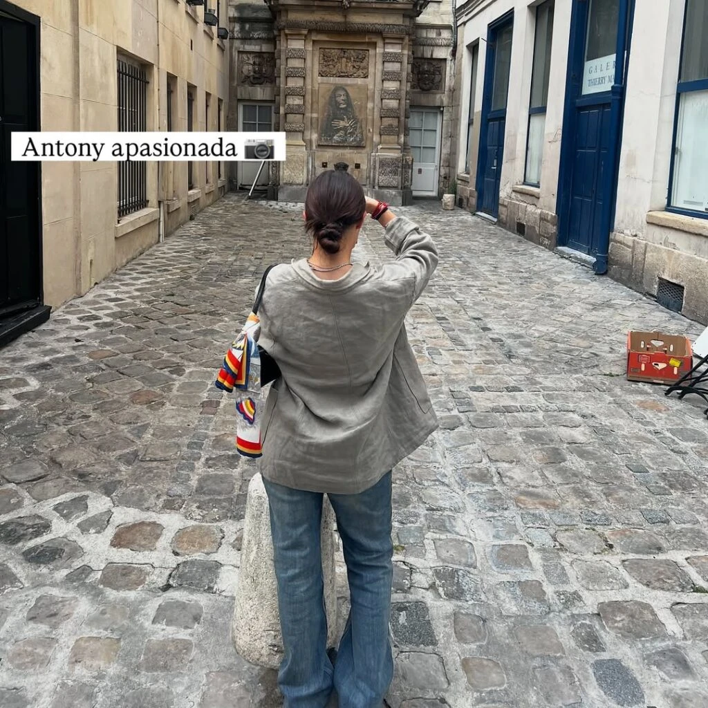 Antonia disfrutando de sus vacaciones. Foto: IG