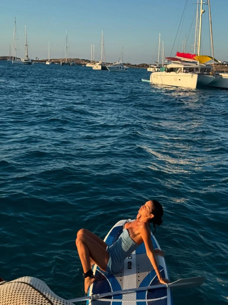 Zaira de vacaciones en España. Foto: IG