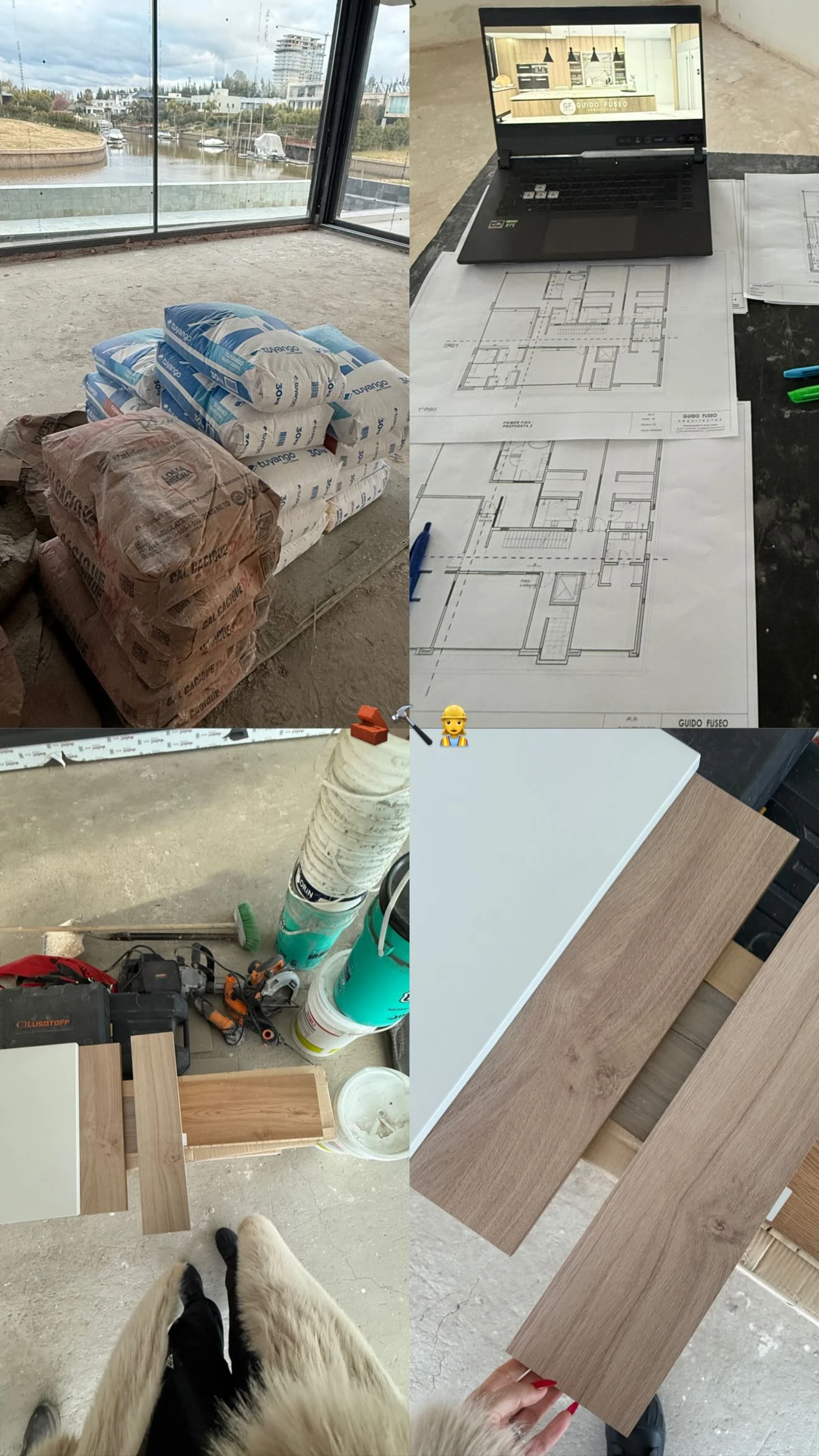 Wanda Nara construye la casa de sus sueños: primeras imágenes 