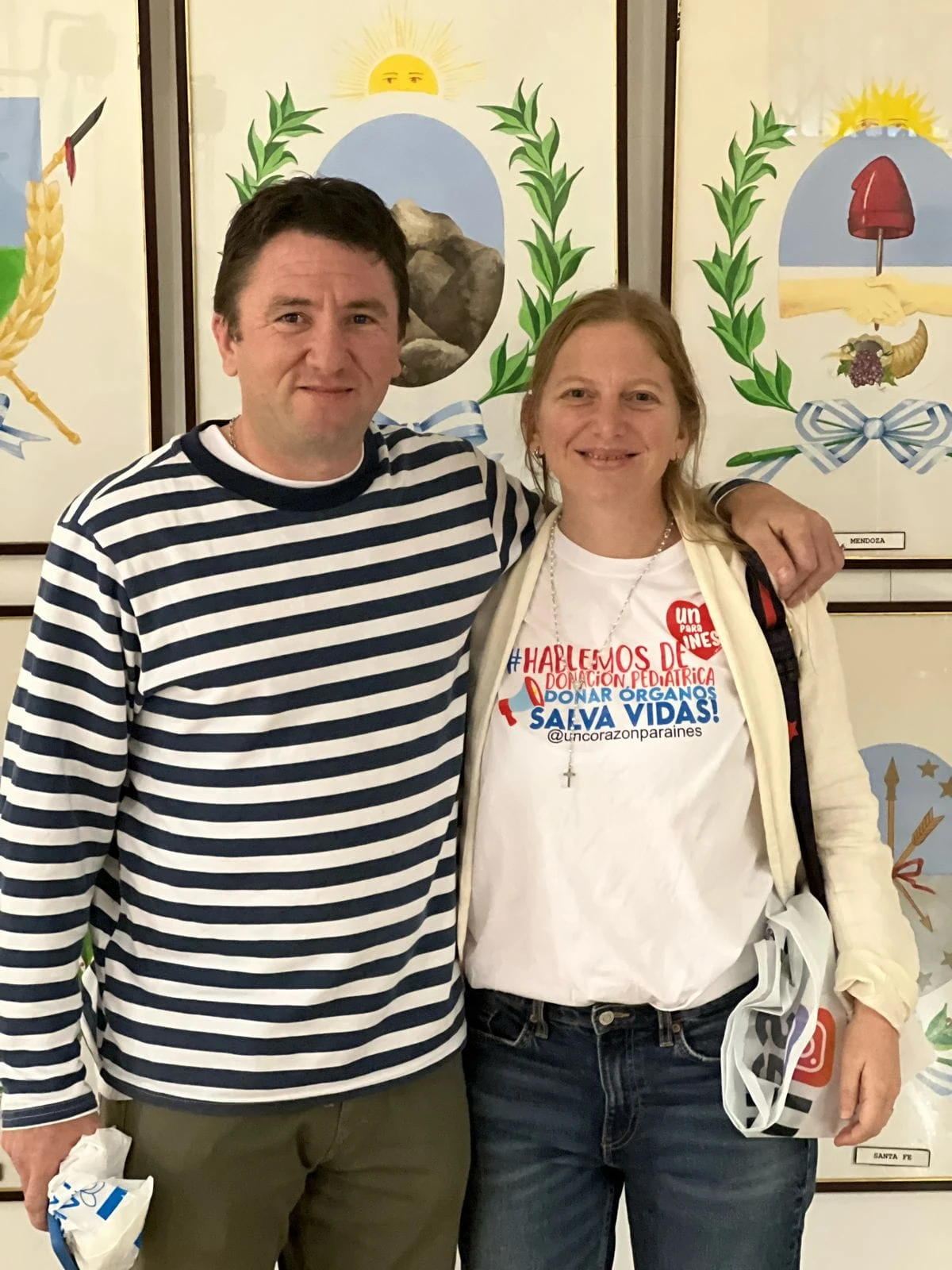 Juan y Julia, los papás de Inés