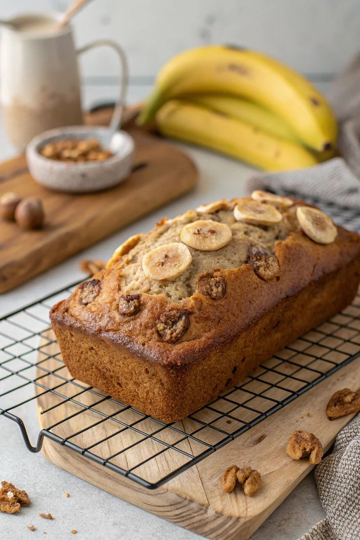 Budín de banana y yogur: una receta sin azúcar