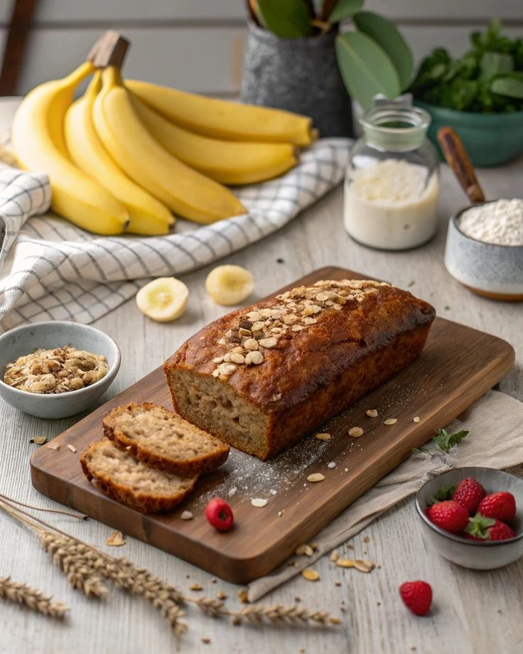 Budín de banana y yogur: una receta sin azúcar