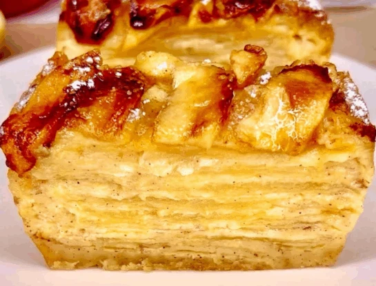 milhojas de manzana