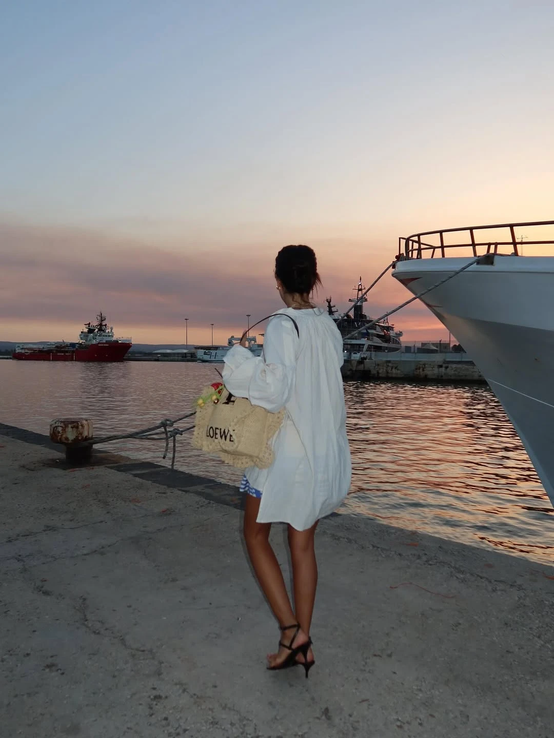 Zaira Nara y su look para las vacaciones en Italia