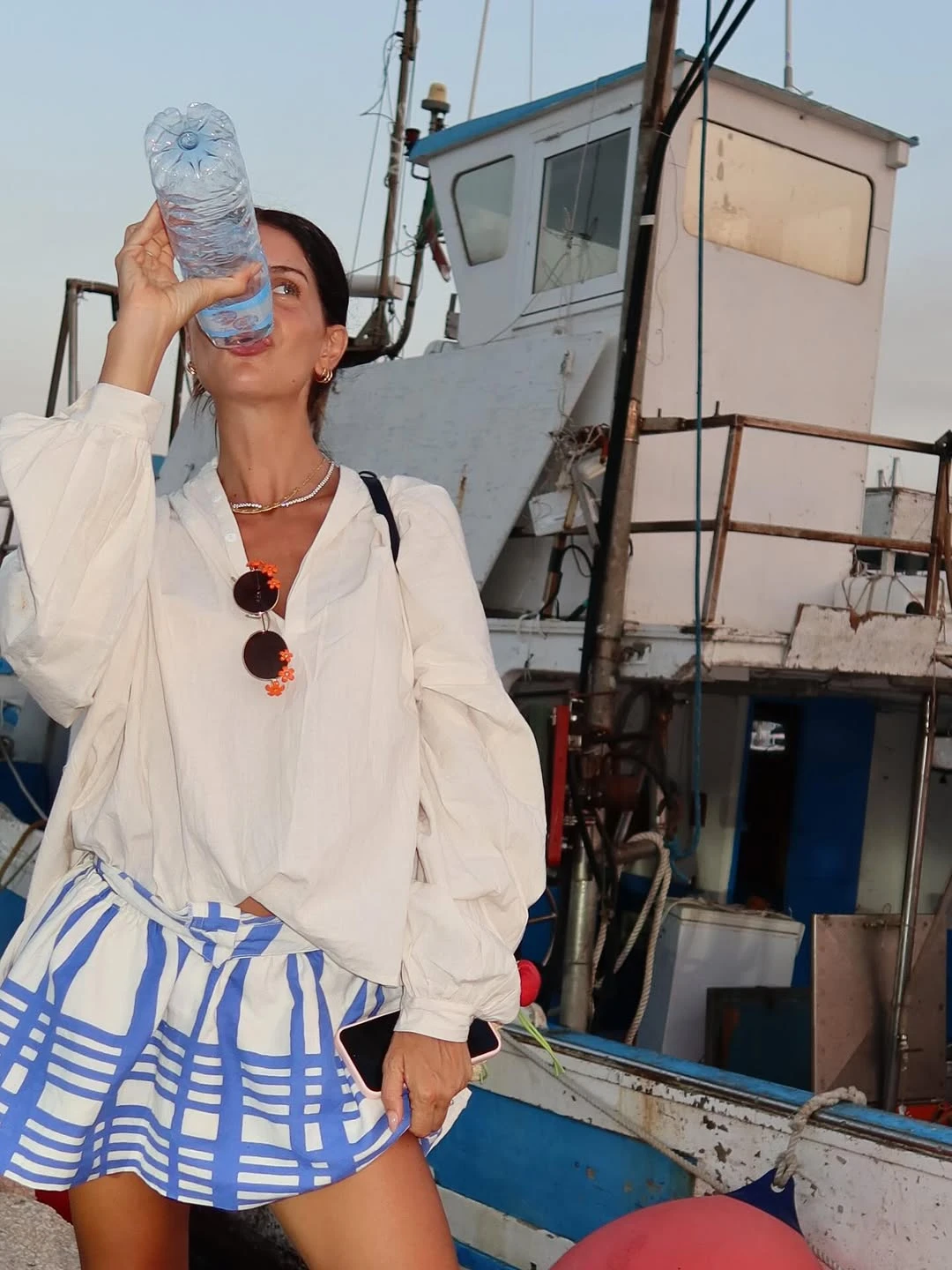 Zaira Nara y su look para las vacaciones en Italia