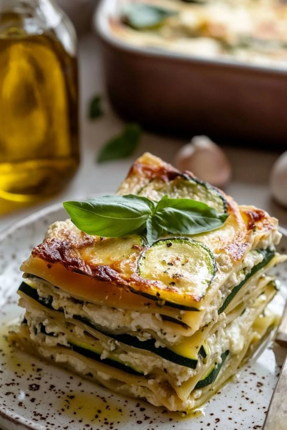Milhojas de batata y zucchini con queso: una receta ideal para el invierno