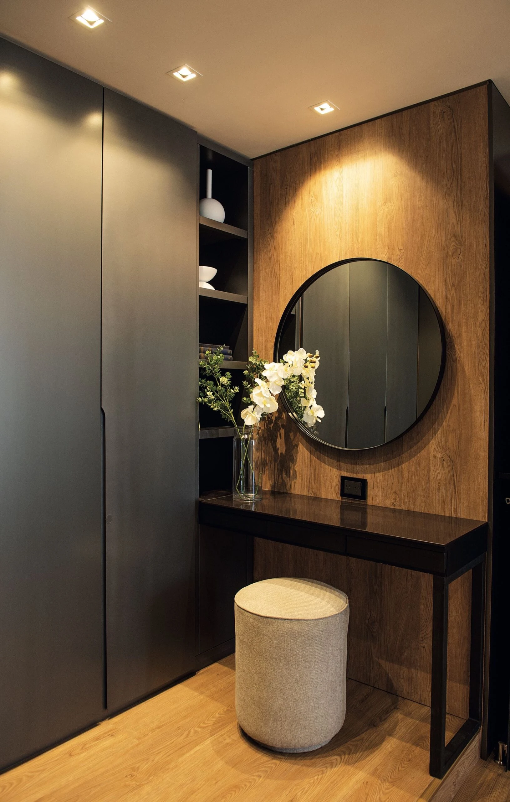 Rincón del dormitorio 100 % estilo loft.