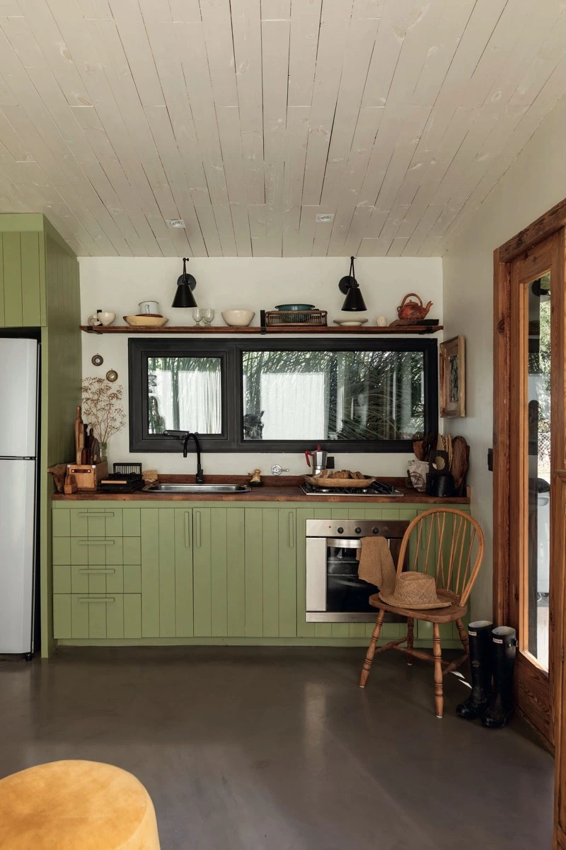 Para la cocina se diseñaron muebles a medida 