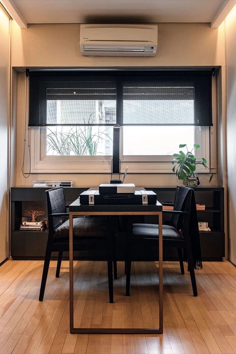 Un sector despojado, inspirador para la concentración y el bienestar general. 