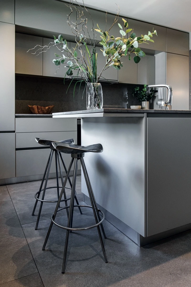 
Cocina de diseño contemporáneo. 