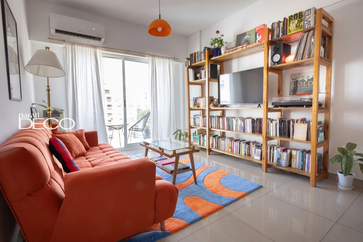 Un depto con vista al borde que divide Paternal, Caballito y Villa General Mitre.  