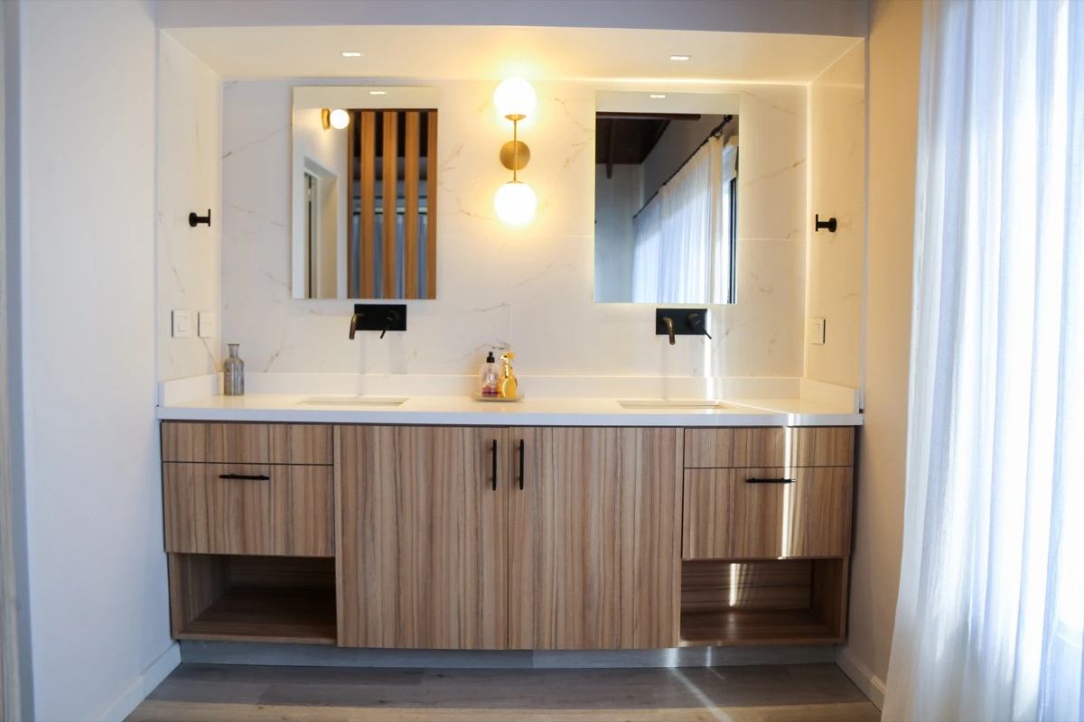 Los baños también fueron completamente repensados.