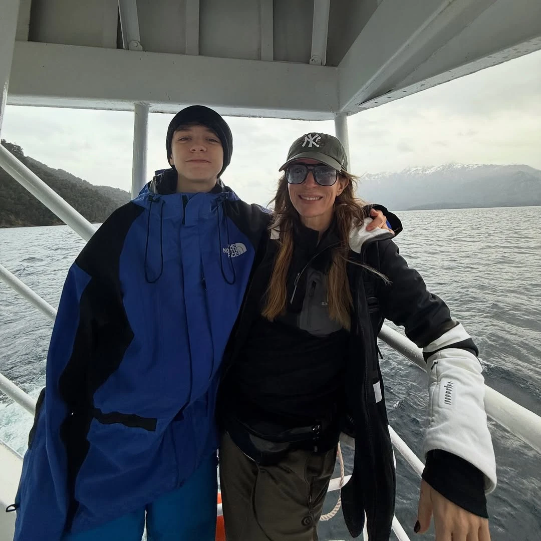 Las vacaciones de Sandra Borghi con sus hijos y recién separada.