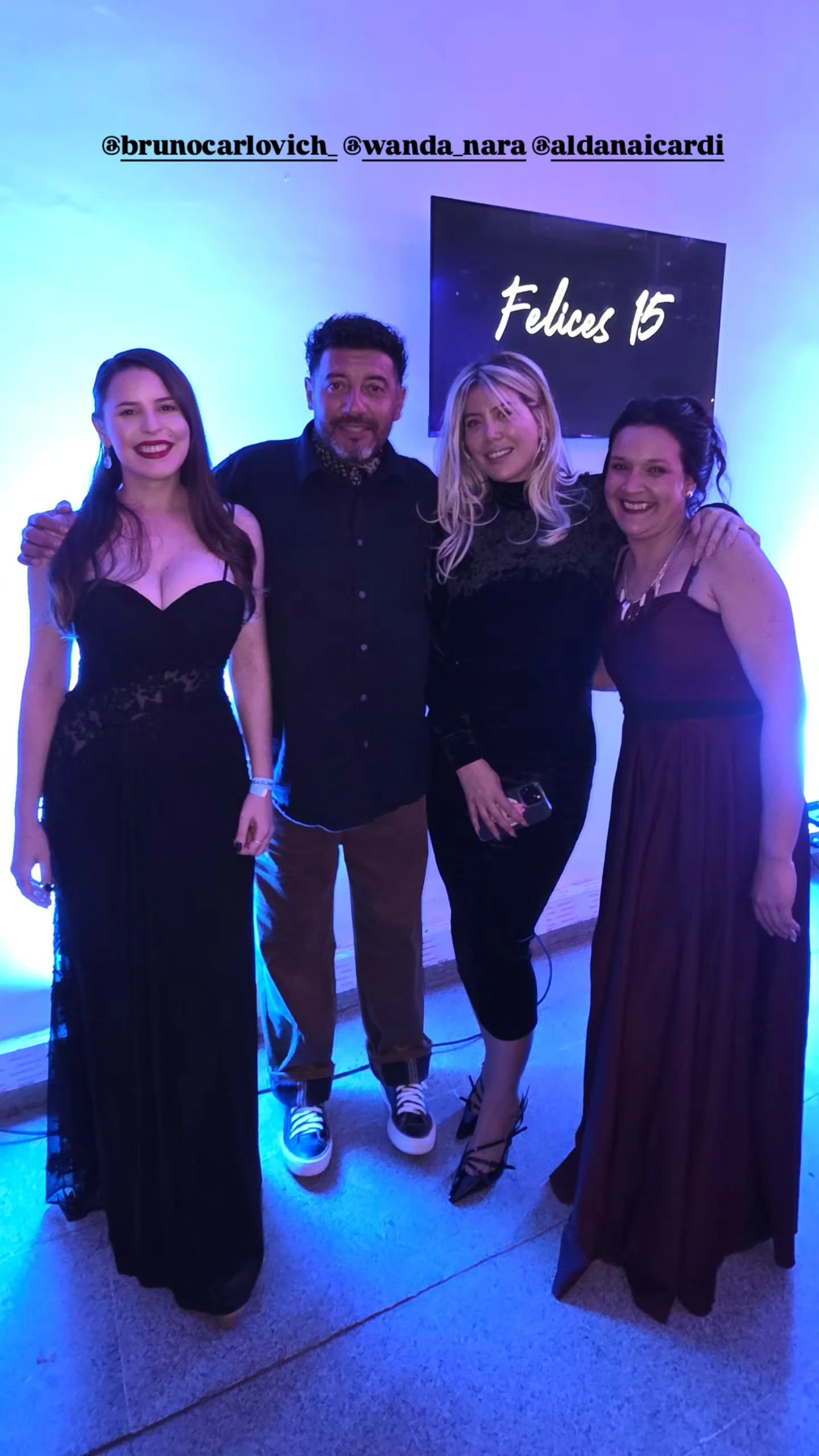 El look de Wanda Nara para el cumple de 15 de la sobrina de Icardi