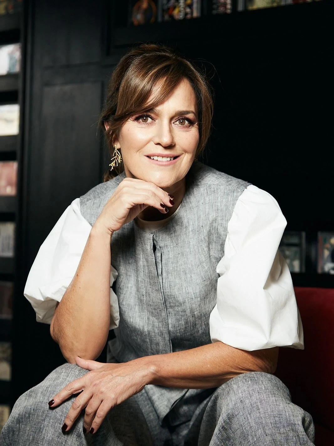 Andrea Pietra brilló en El Diario de Mariana con un look sofisticado y moderno