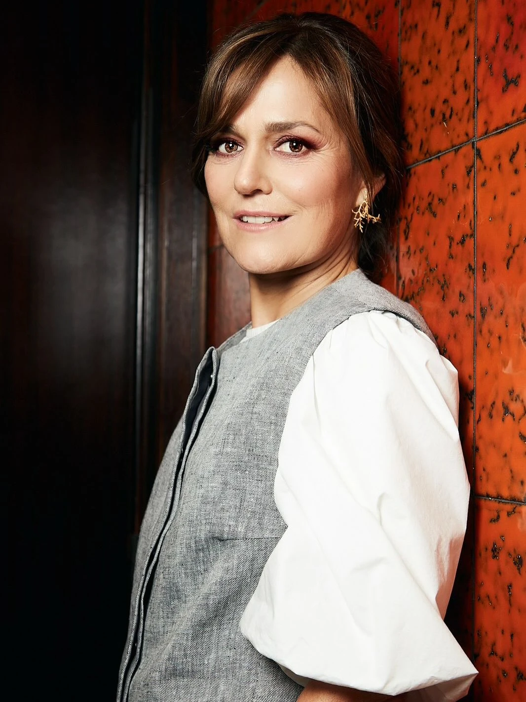 Andrea Pietra brilló en El Diario de Mariana con un look sofisticado y moderno