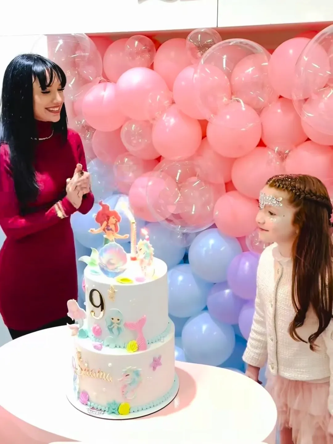 Así fue el cumpleaños temático de Shaina, la hija de la Joaqui