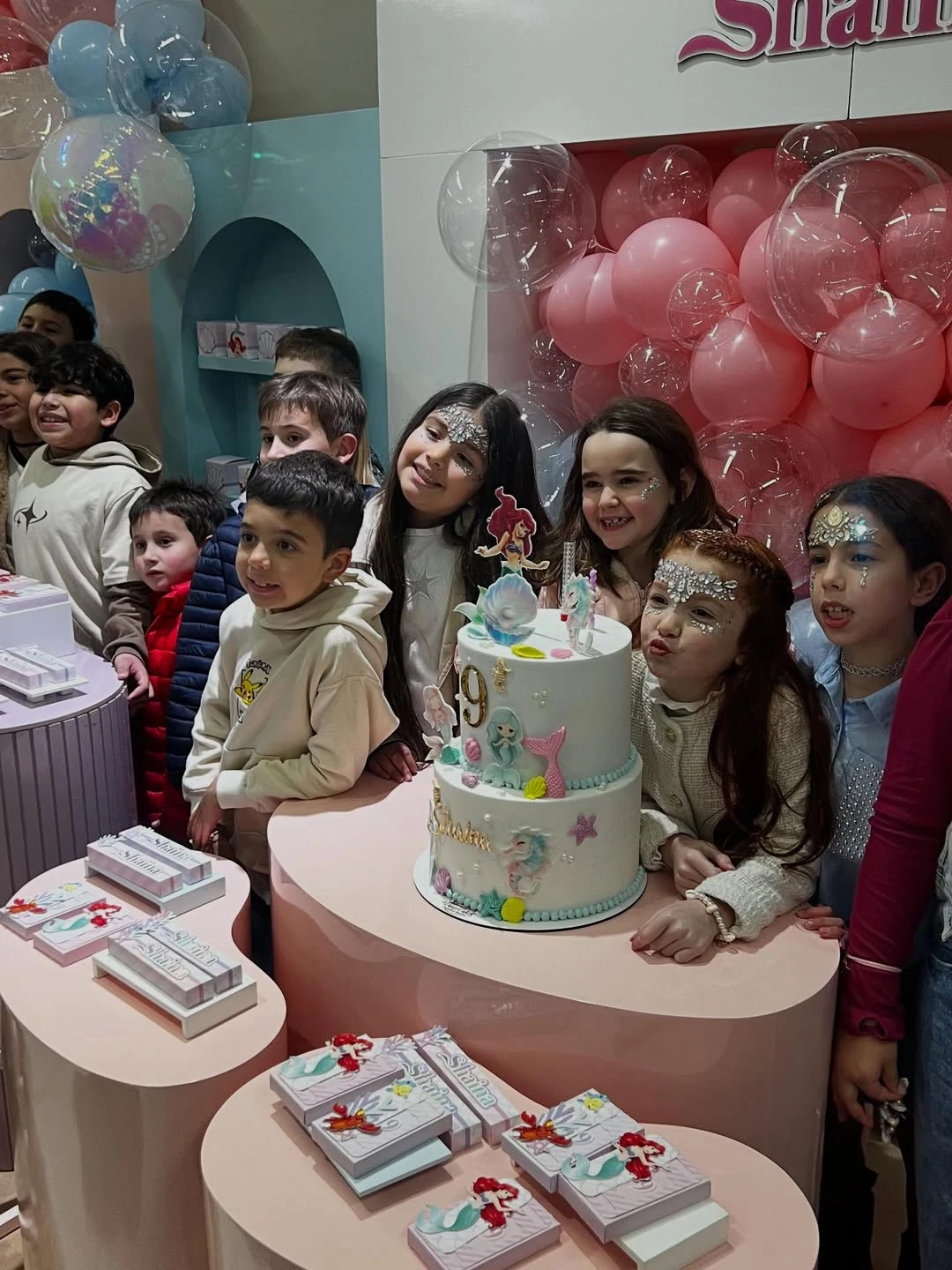 Así fue el cumpleaños temático de Shaina, la hija de la Joaqui