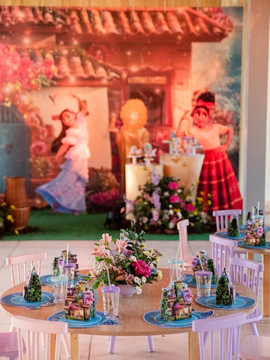 La fiesta temática de Encanto para Inés, la hija menor de Darío Barassi