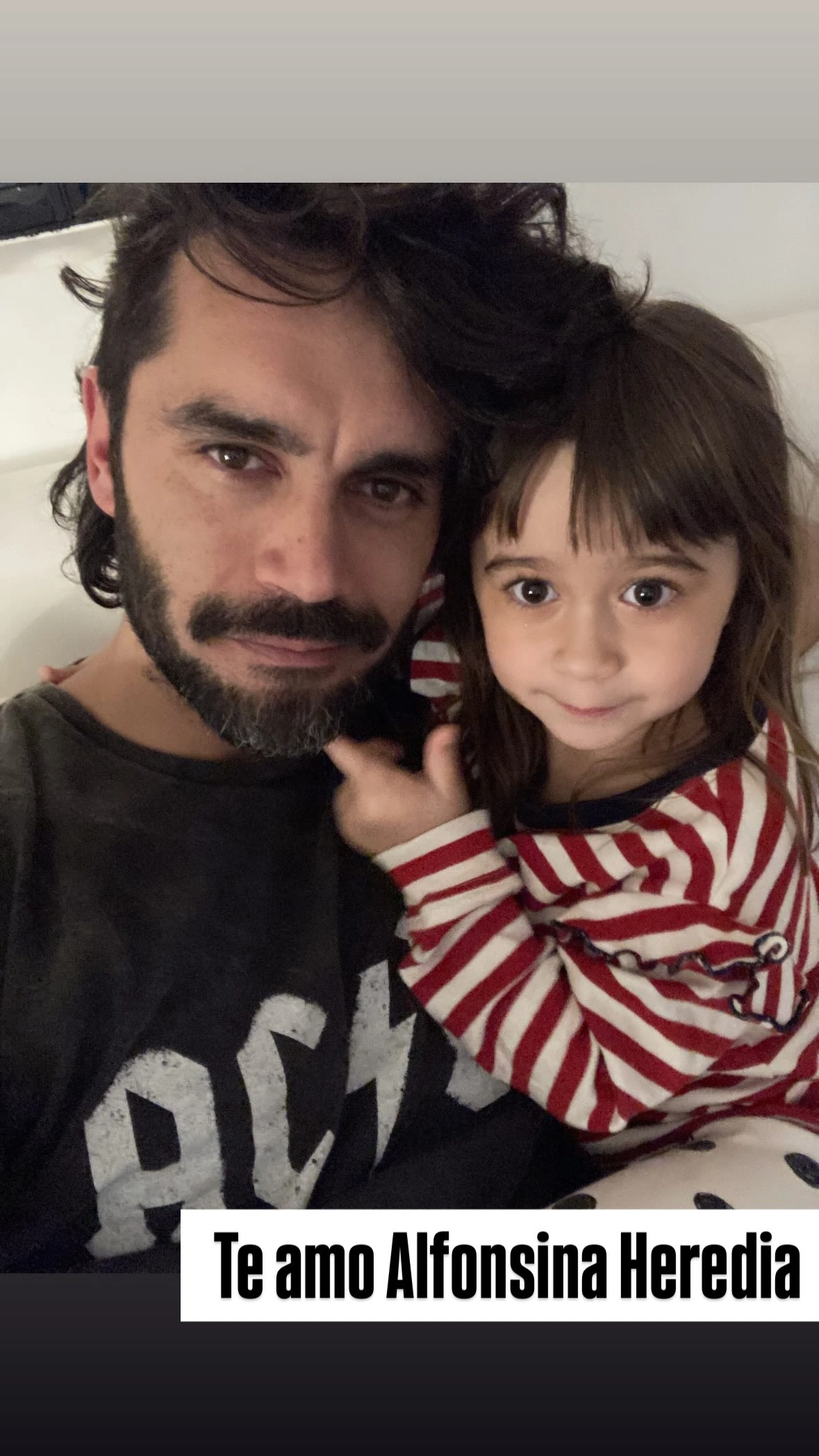 Gonzalo Heredia compartió fotos retro para celebrar los 8 años de su hija