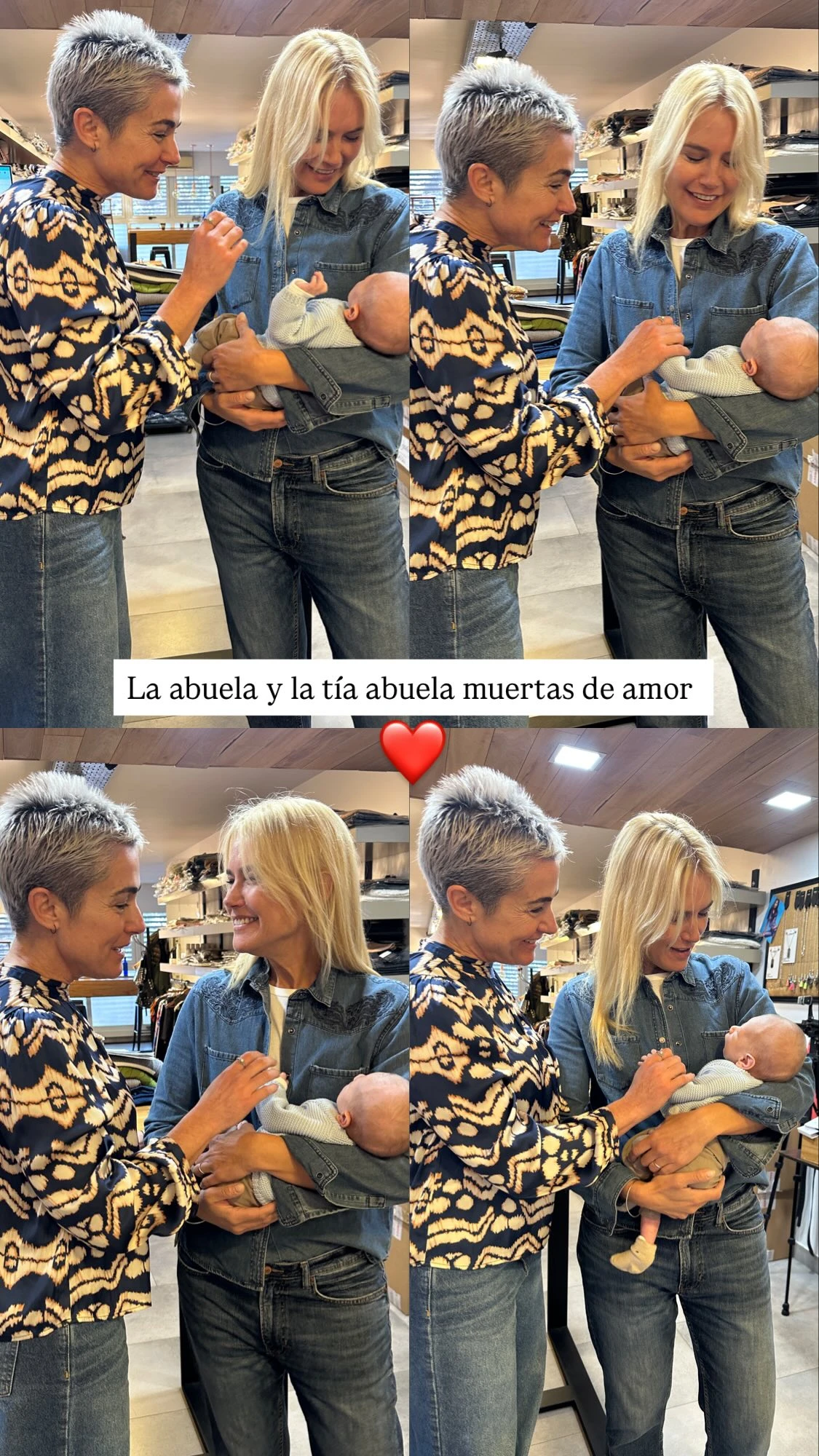 Valeria Mazza mostró fotos de su hermana Carolina y su sobrino nieto, Bernardo