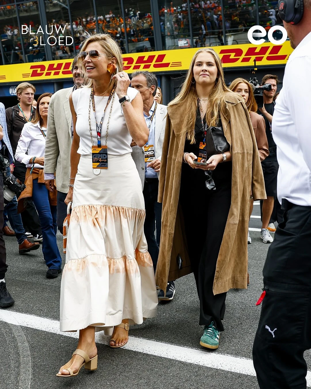 Máxima Zorreguieta deslumbró en el Gran Premio de F1 con un look boho chic que anticipa las tendencias del verano 2026.