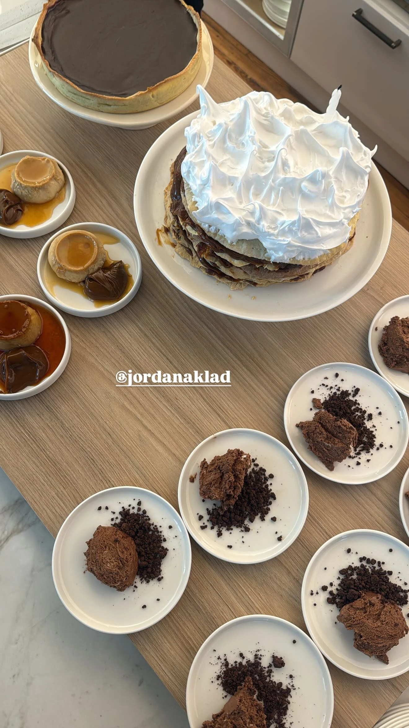 Parte del menú elegido por Yanina Latorre para el cumpleaños de su hijo