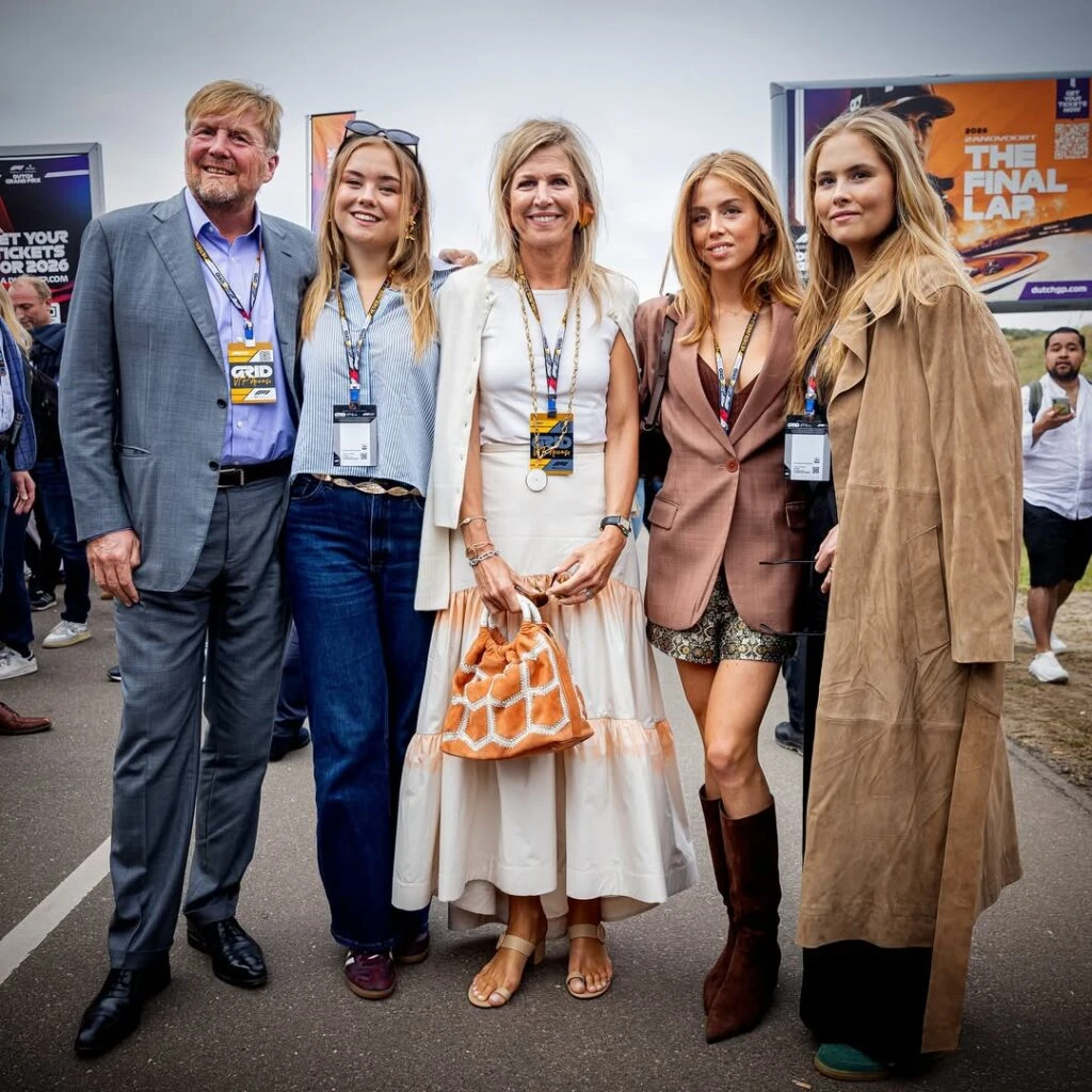 Máxima Zorreguieta y familia en el circuito de Zandvoort. Foto: Instagram dePatrick van Katwijk