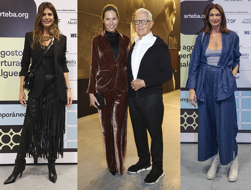 Vidriera: de Juliana Awada a Mariana Arias y Elina Costantini, los famosos en la preapertura de Arteba 2025