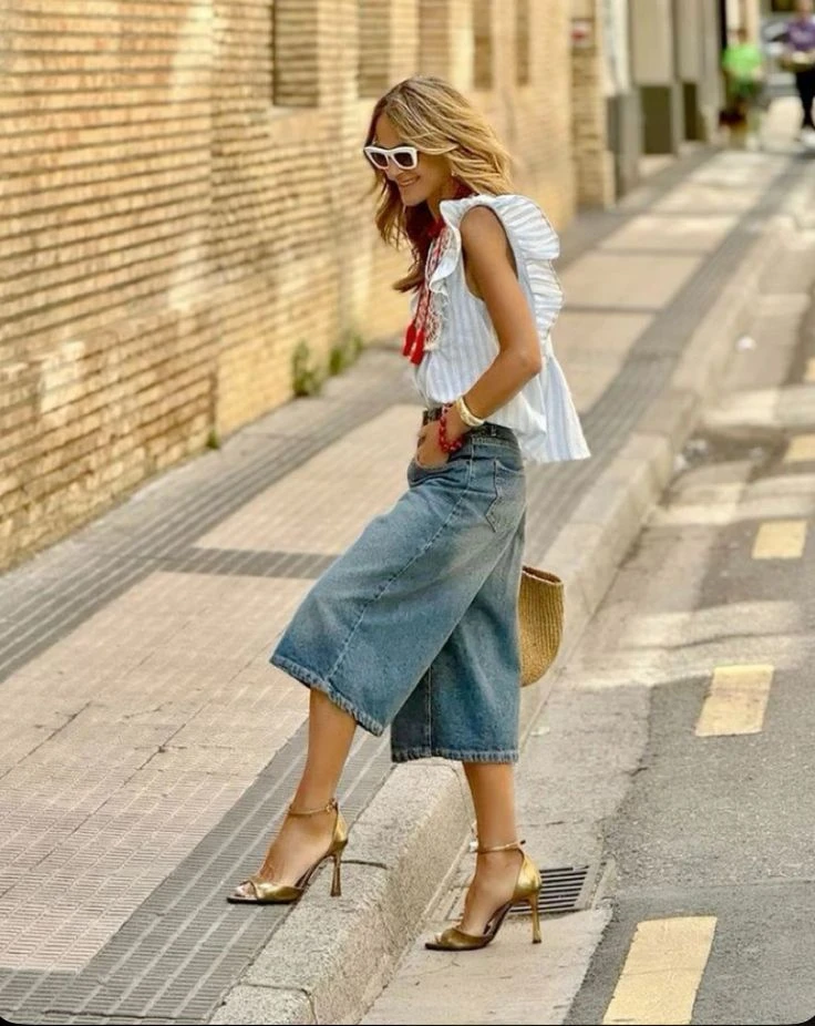 Alerta tendencia así se llevan las bermudas loose que serán tendencia la próxima primavera