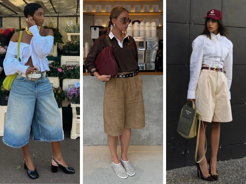Alerta tendencia así se llevan las bermudas loose que serán tendencia la próxima primavera