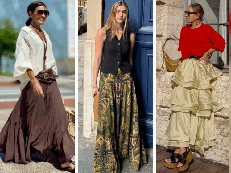 Alerta tendencia: así se llevan las faldas boho en la primavera 2025