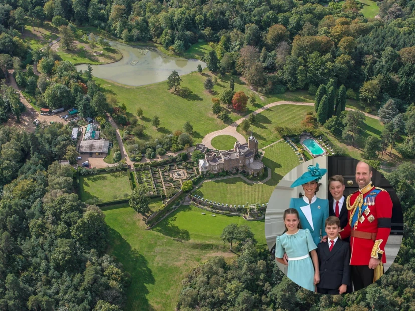 Kate y William podrían mudarse a Fort Belvedere, la mansión donde Eduardo VIII firmó su abdicación. Más espacio y privacidad para su familia.