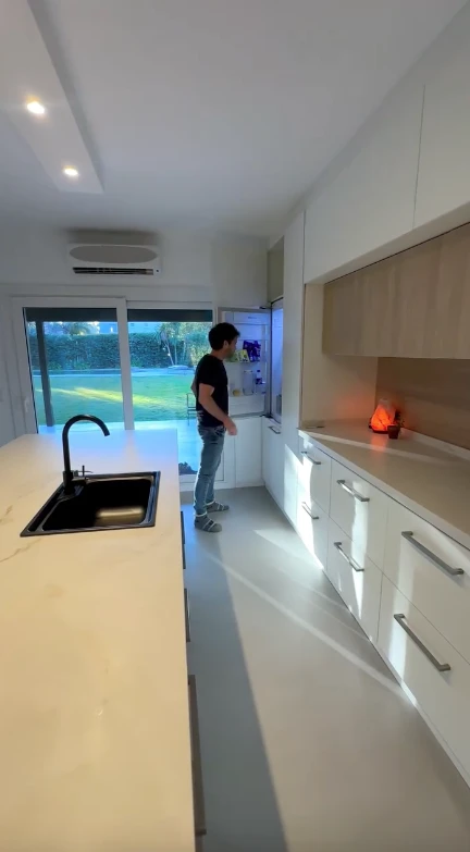 Así quedó la nueva cocina de Nicolás Cabré y Rocío Pardo