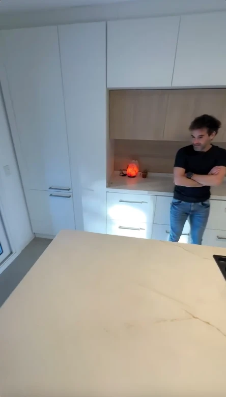 Así quedó la nueva cocina de Nicolás Cabré y Rocío Pardo