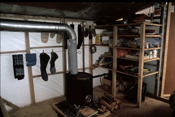 En su hogar improvisado, Kull podía enfrentar un poco mejor la dura Patagonia.