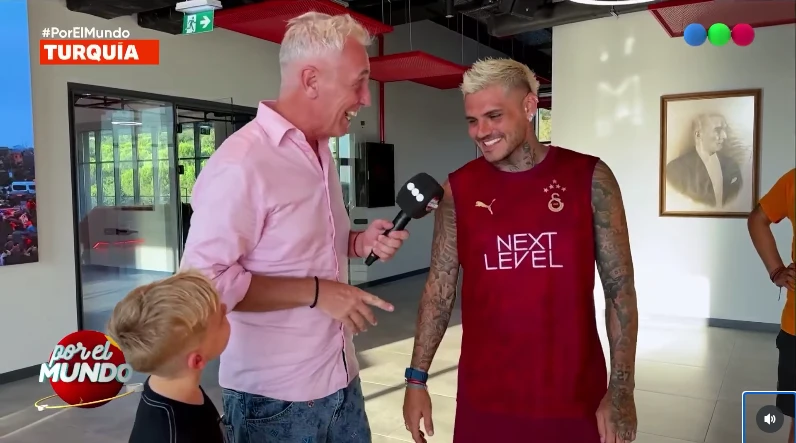 Icardi habló de su vida en Turquía, pero un recuerdo con Isabella hizo aparecer a Wanda en pantalla